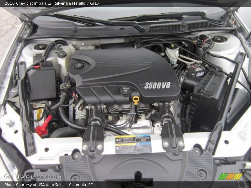 Silver Ice Metallic / Gray 2010 Chevrolet Impala LS