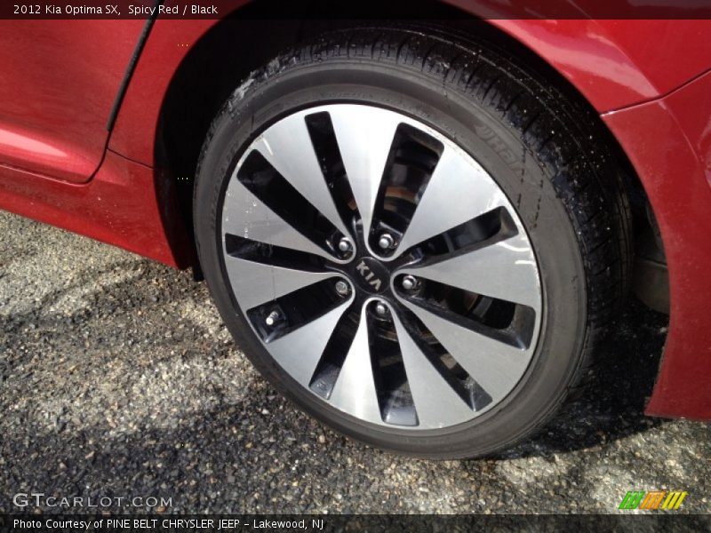 Spicy Red / Black 2012 Kia Optima SX