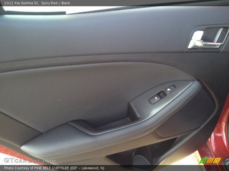 Spicy Red / Black 2012 Kia Optima SX