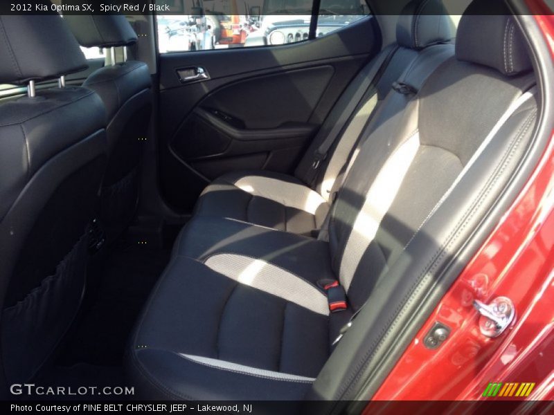 Spicy Red / Black 2012 Kia Optima SX