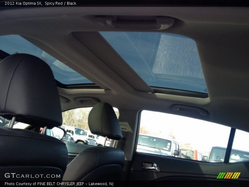 Spicy Red / Black 2012 Kia Optima SX