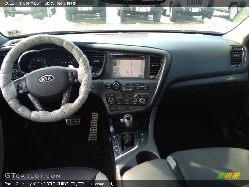 Spicy Red / Black 2012 Kia Optima SX