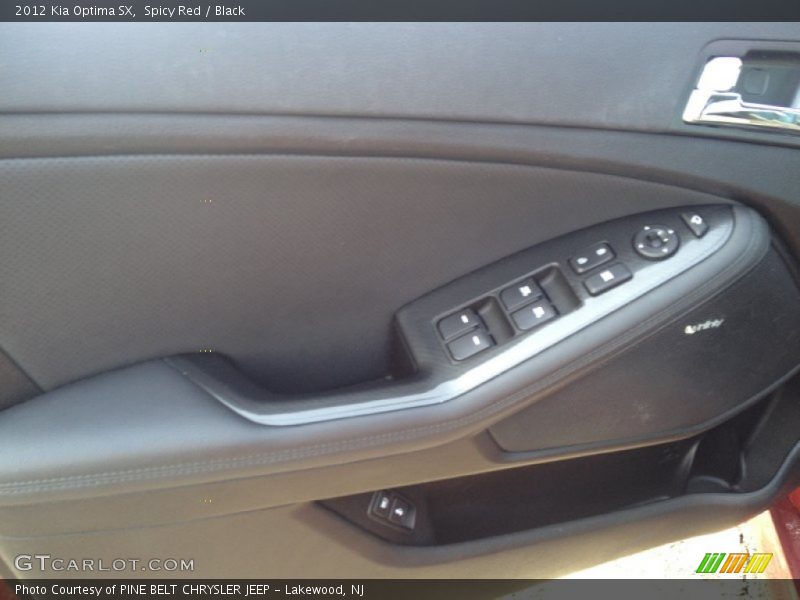 Spicy Red / Black 2012 Kia Optima SX
