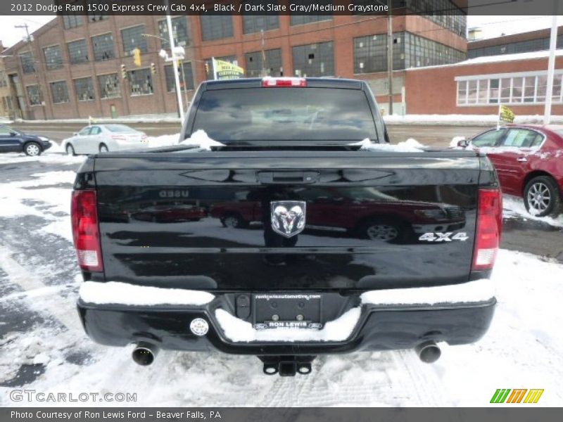 Black / Dark Slate Gray/Medium Graystone 2012 Dodge Ram 1500 Express Crew Cab 4x4
