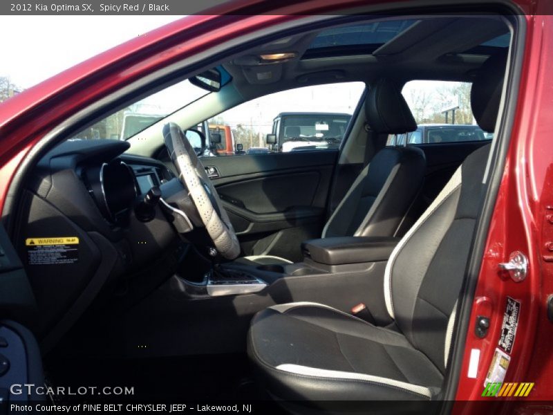 Spicy Red / Black 2012 Kia Optima SX