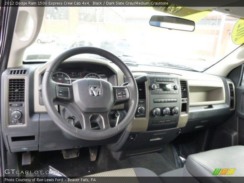 Black / Dark Slate Gray/Medium Graystone 2012 Dodge Ram 1500 Express Crew Cab 4x4