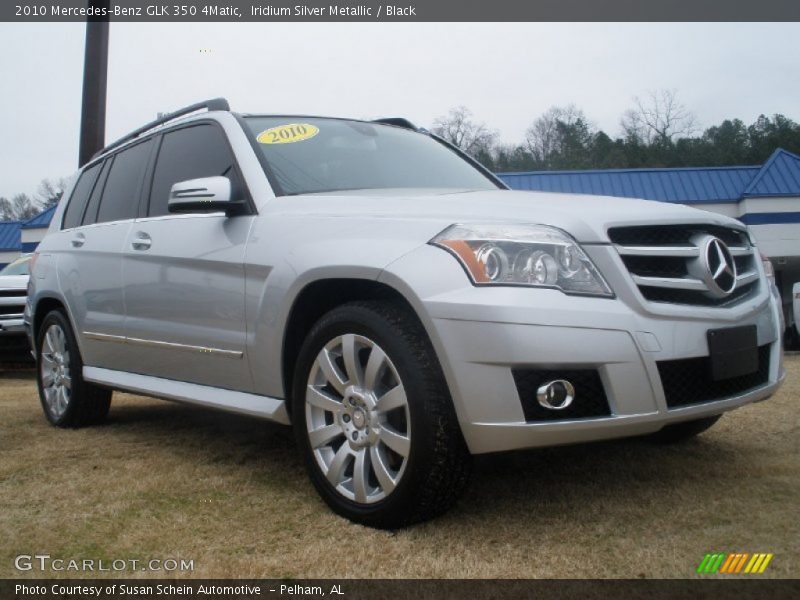 Iridium Silver Metallic / Black 2010 Mercedes-Benz GLK 350 4Matic