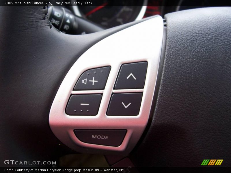 Rally Red Pearl / Black 2009 Mitsubishi Lancer GTS