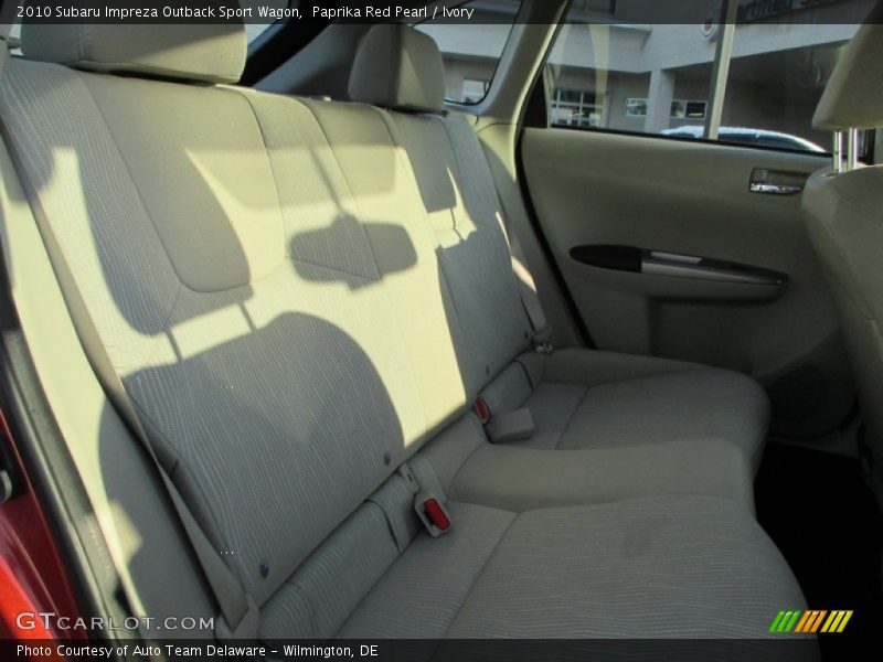 Paprika Red Pearl / Ivory 2010 Subaru Impreza Outback Sport Wagon