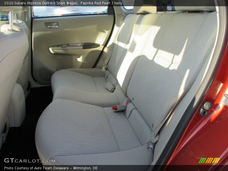 Paprika Red Pearl / Ivory 2010 Subaru Impreza Outback Sport Wagon