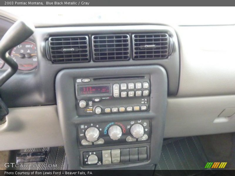 Controls of 2003 Montana 