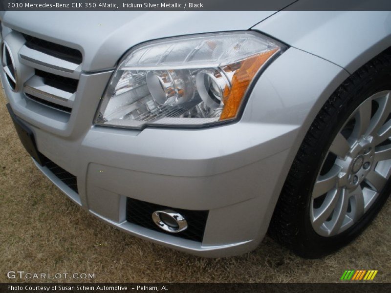 Iridium Silver Metallic / Black 2010 Mercedes-Benz GLK 350 4Matic