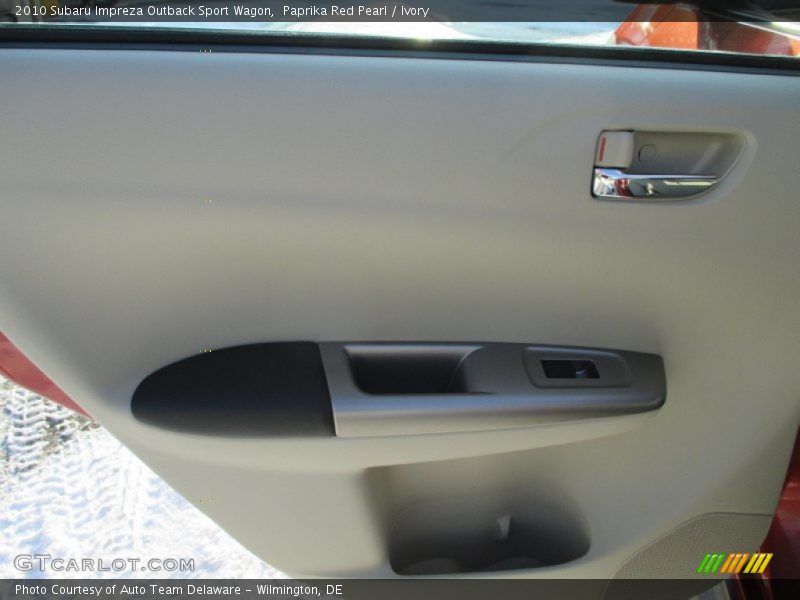 Paprika Red Pearl / Ivory 2010 Subaru Impreza Outback Sport Wagon
