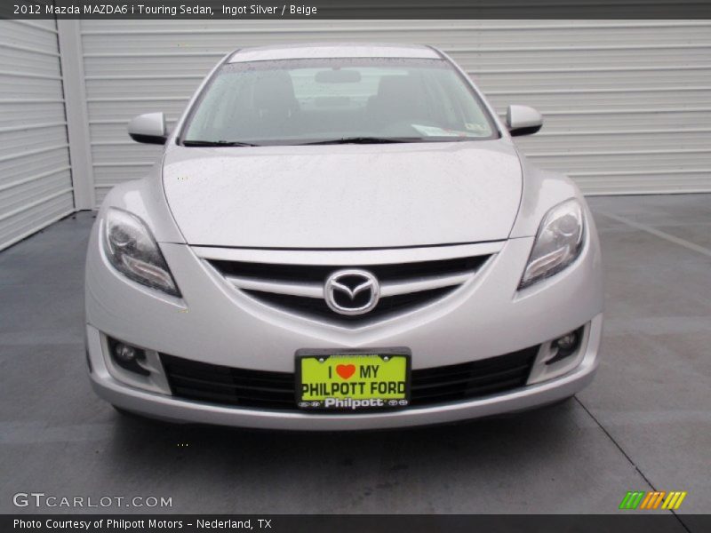 Ingot Silver / Beige 2012 Mazda MAZDA6 i Touring Sedan