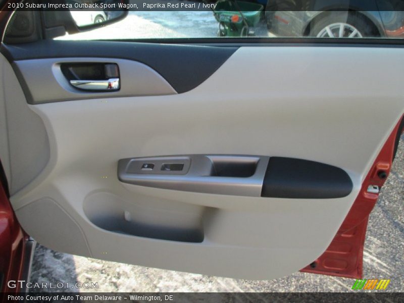 Paprika Red Pearl / Ivory 2010 Subaru Impreza Outback Sport Wagon