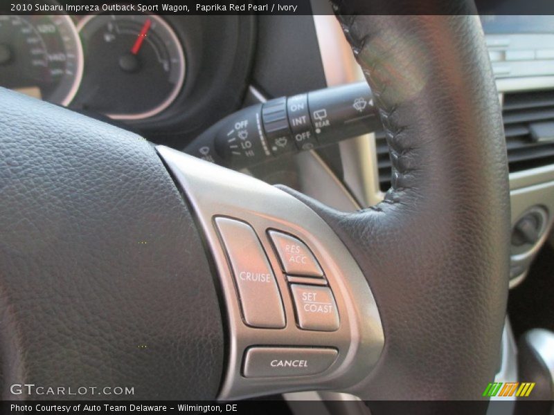 Paprika Red Pearl / Ivory 2010 Subaru Impreza Outback Sport Wagon