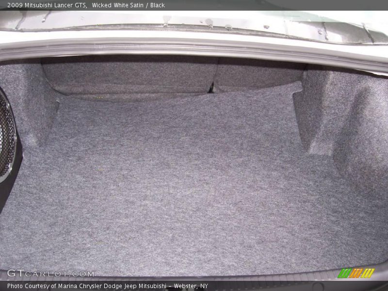 Wicked White Satin / Black 2009 Mitsubishi Lancer GTS
