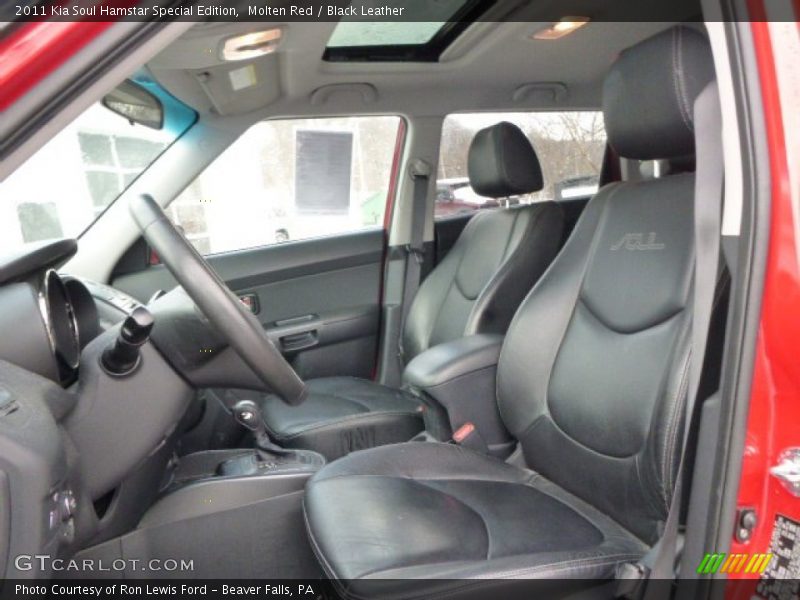 Molten Red / Black Leather 2011 Kia Soul Hamstar Special Edition