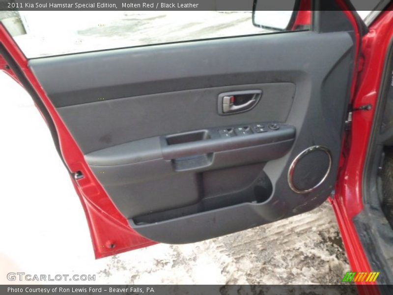 Molten Red / Black Leather 2011 Kia Soul Hamstar Special Edition