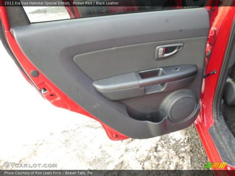 Molten Red / Black Leather 2011 Kia Soul Hamstar Special Edition