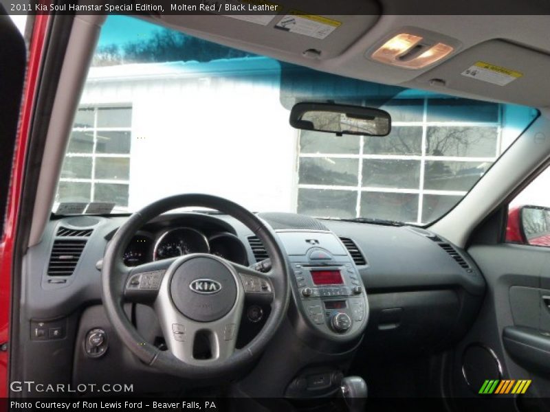 Molten Red / Black Leather 2011 Kia Soul Hamstar Special Edition