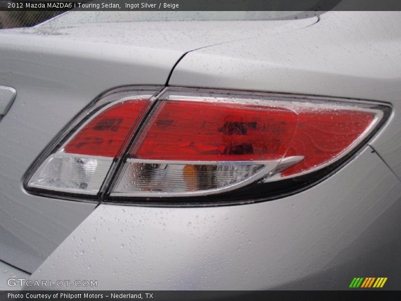 Ingot Silver / Beige 2012 Mazda MAZDA6 i Touring Sedan