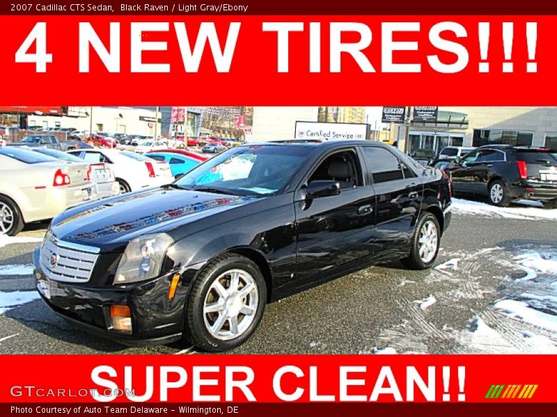 Black Raven / Light Gray/Ebony 2007 Cadillac CTS Sedan