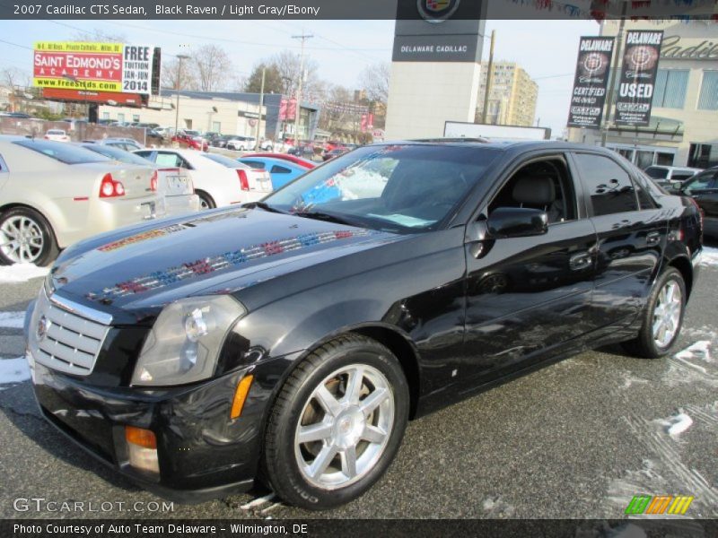 Black Raven / Light Gray/Ebony 2007 Cadillac CTS Sedan