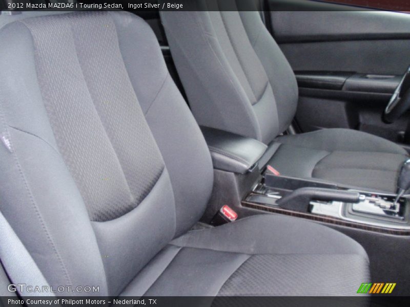 Ingot Silver / Beige 2012 Mazda MAZDA6 i Touring Sedan
