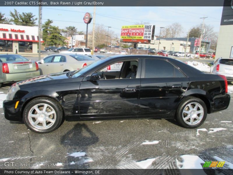 Black Raven / Light Gray/Ebony 2007 Cadillac CTS Sedan