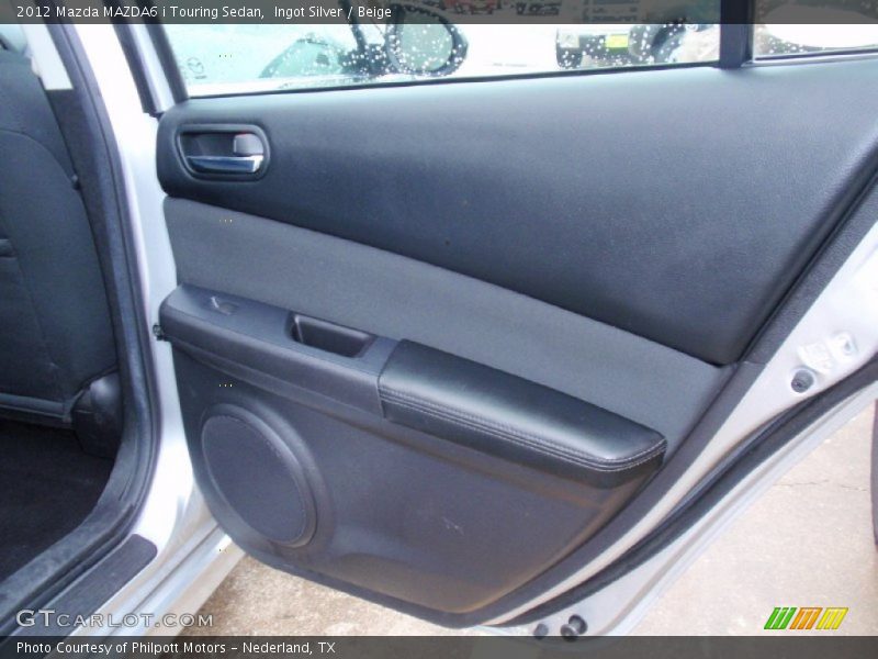 Ingot Silver / Beige 2012 Mazda MAZDA6 i Touring Sedan