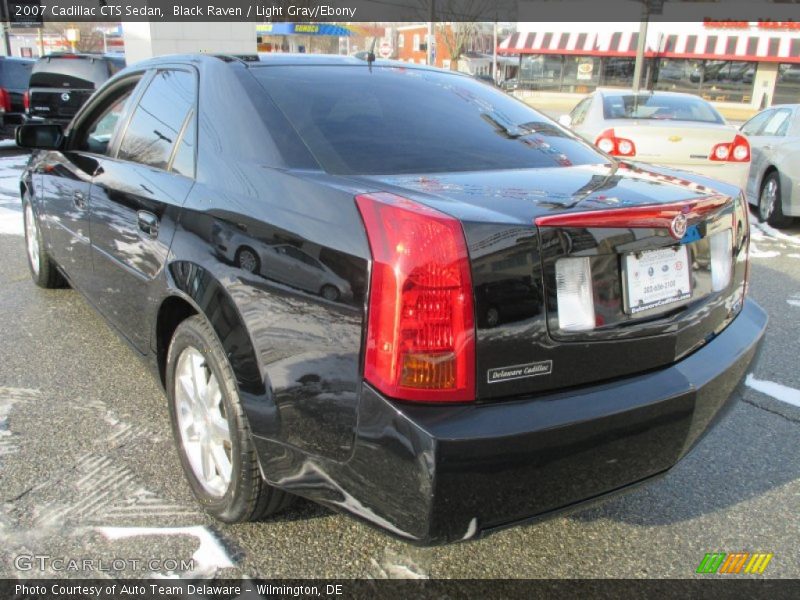 Black Raven / Light Gray/Ebony 2007 Cadillac CTS Sedan