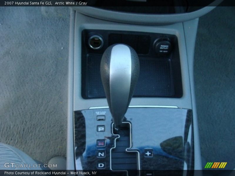 Arctic White / Gray 2007 Hyundai Santa Fe GLS