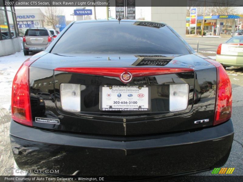 Black Raven / Light Gray/Ebony 2007 Cadillac CTS Sedan