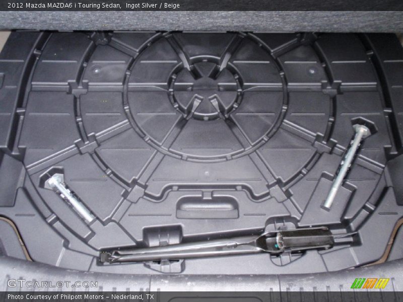 Ingot Silver / Beige 2012 Mazda MAZDA6 i Touring Sedan