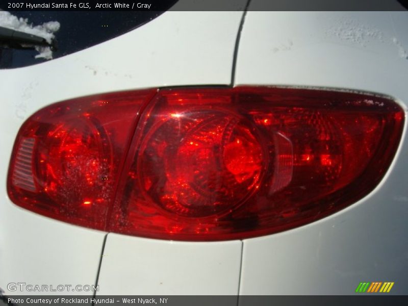 Arctic White / Gray 2007 Hyundai Santa Fe GLS