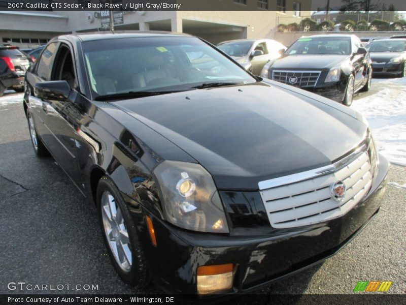 Black Raven / Light Gray/Ebony 2007 Cadillac CTS Sedan