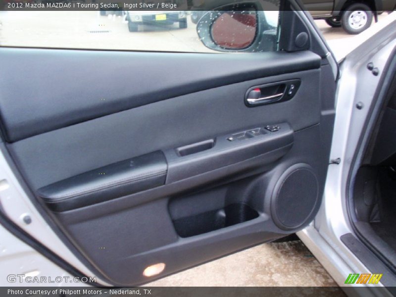 Ingot Silver / Beige 2012 Mazda MAZDA6 i Touring Sedan