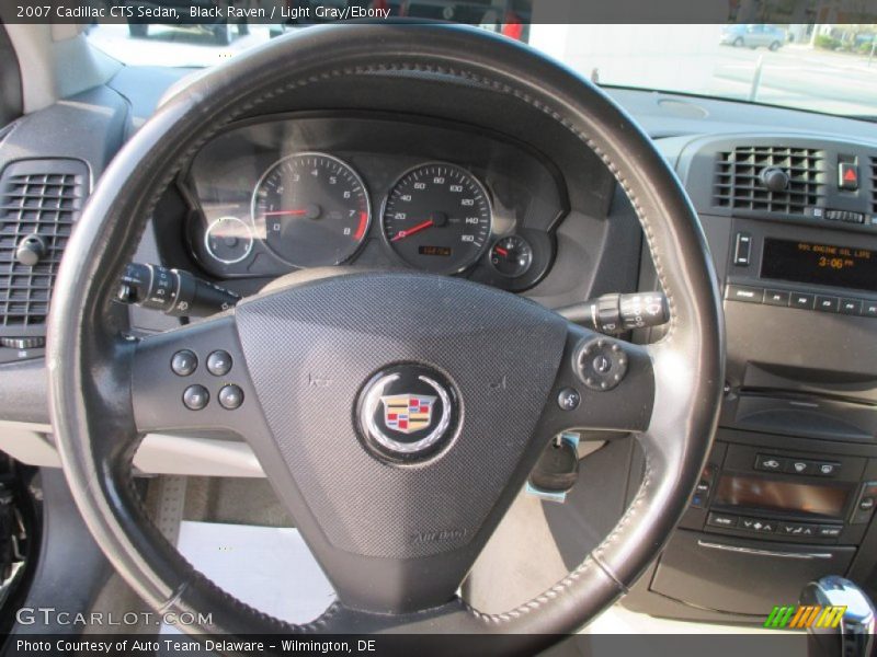 Black Raven / Light Gray/Ebony 2007 Cadillac CTS Sedan