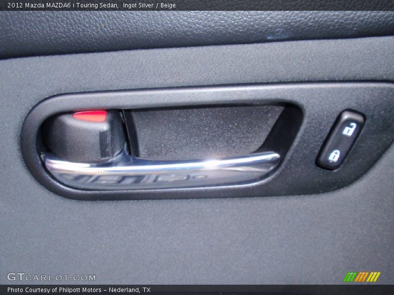 Ingot Silver / Beige 2012 Mazda MAZDA6 i Touring Sedan