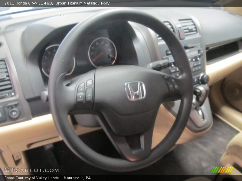 Urban Titanium Metallic / Ivory 2011 Honda CR-V SE 4WD
