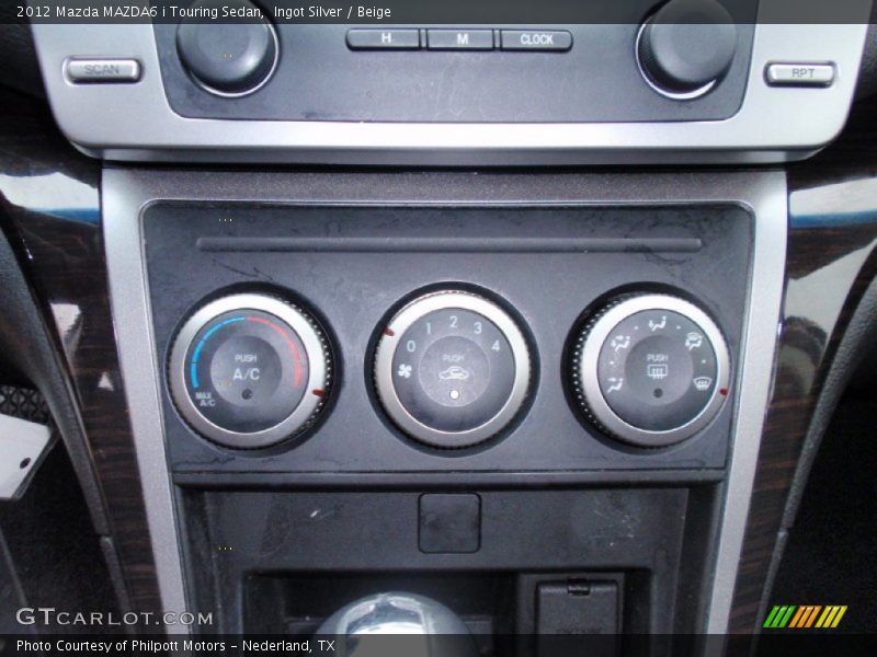 Ingot Silver / Beige 2012 Mazda MAZDA6 i Touring Sedan