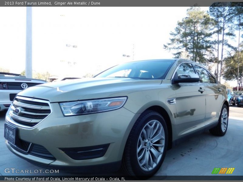 Ginger Ale Metallic / Dune 2013 Ford Taurus Limited