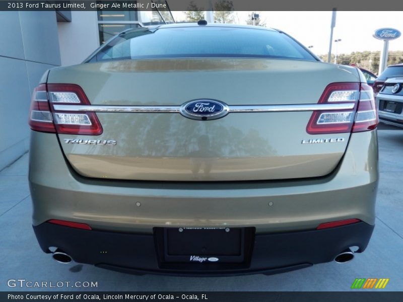 Ginger Ale Metallic / Dune 2013 Ford Taurus Limited