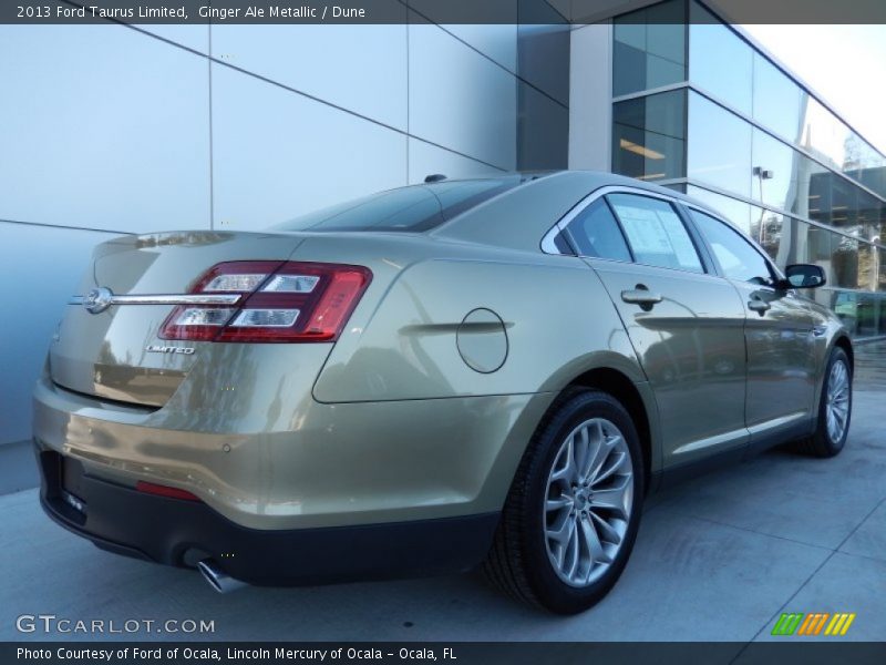 Ginger Ale Metallic / Dune 2013 Ford Taurus Limited