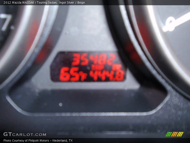 Ingot Silver / Beige 2012 Mazda MAZDA6 i Touring Sedan