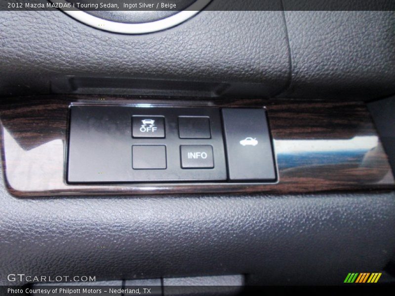 Ingot Silver / Beige 2012 Mazda MAZDA6 i Touring Sedan