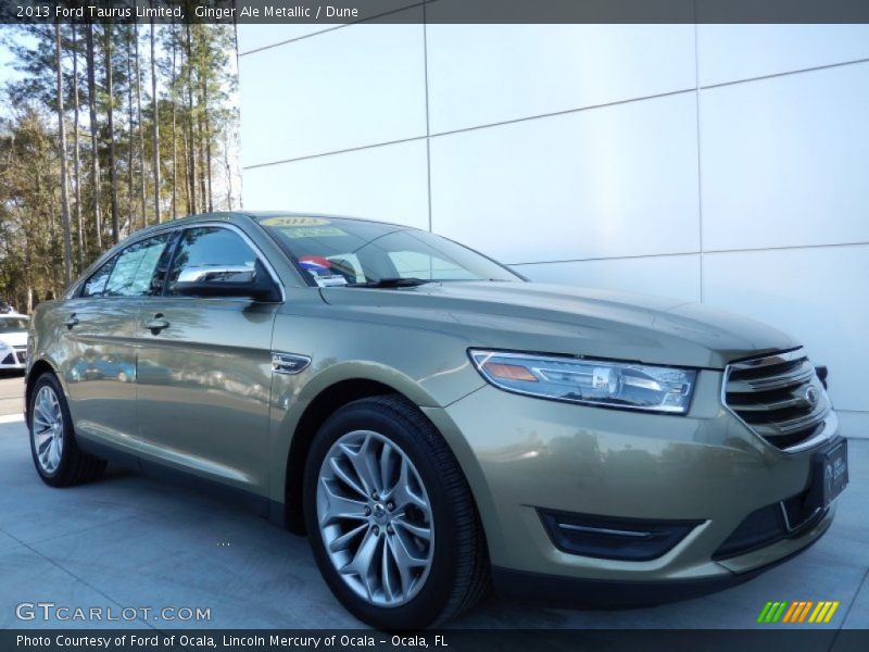Ginger Ale Metallic / Dune 2013 Ford Taurus Limited