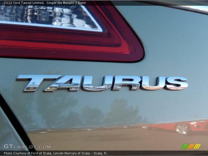 Ginger Ale Metallic / Dune 2013 Ford Taurus Limited