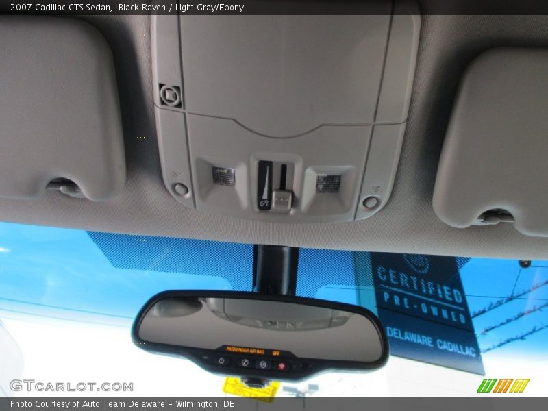 Black Raven / Light Gray/Ebony 2007 Cadillac CTS Sedan
